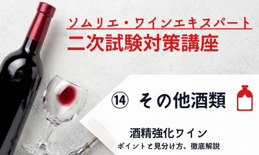 2025年度　ワイン二次⑭【その他の酒対策】酒精強化ワイン　～ポイントと見分け方、徹底解説～